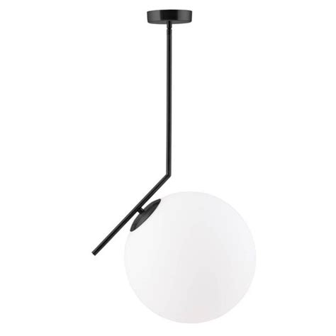 Loftowa lampa wisząca Solaris ST 9228 BLACK Step ball do sypialni