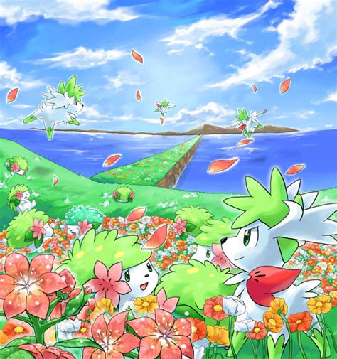 Shaymin Shaymin And Shaymin Pokemon Drawn By D Nezumi Danbooru