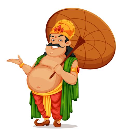 Happy Onam festival in Kerala. King Mahabali 3225875 Vector Art at Vecteezy