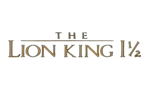 The lion king 1 1/2 logo by DracoAwesomeness on DeviantArt