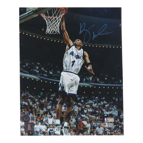 Anfernee Penny Hardaway Signed Magic 8x10 Photo Beckett Pristine