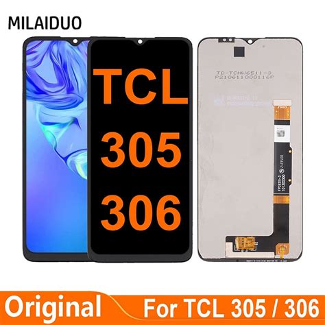 อะไหล่หน้าจอสัมผัส Lcd แบบเปลี่ยน สําหรับ Tcl 305 6102d 6102a Tcl 306