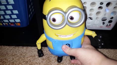 Despicable Me 3 Talking Minion Dave Made By Thinkway Toys Youtube