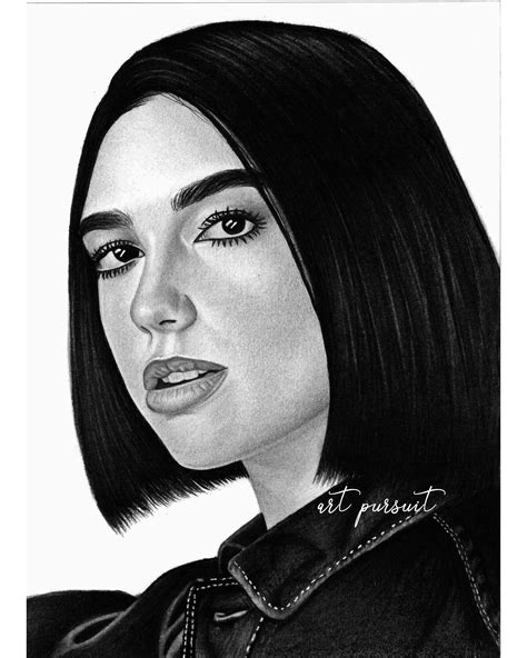 My Drawing Of Dua Lipa Rdrawing