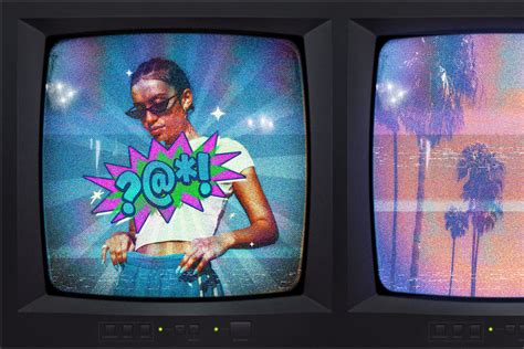 VHS Machine - Retro Monitor Effect - Design Cuts