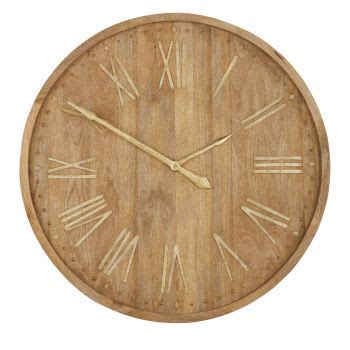 Horloges Murales Et Horloges Poser Bois Maisons Du Monde