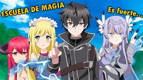 TOP 10 ANIMES DONDE EL PROTAGONISTA VA A UNA ESCUELA DE MAGIA Y TERMINA