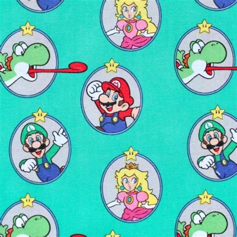 100 Cotton Fabric Springs Creative Super Mario Brothers Badges