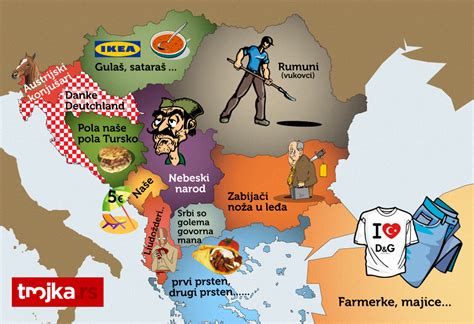 Pogledajte Kako Prosječan Srbin Vidi Balkan Infografika Profitirajhr