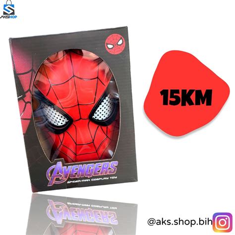 Spiderman Maska Koja Otvara I Zatvara Oci Rukavica Maske I