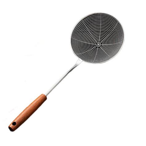 Strainer Skimmer Ladle 304 Stainless Steel Skimmer Spoon Deepen Spider