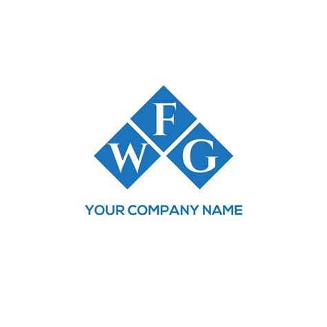 Wfg Letter Logo Design On White Background Wfg Creative Initials