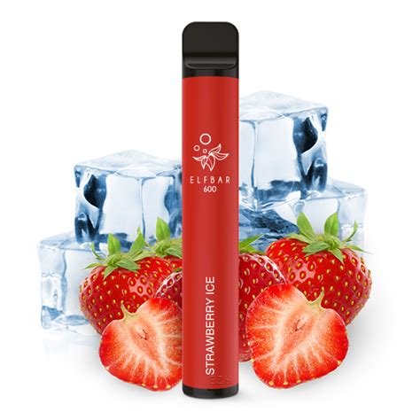 Elfbar Einweg E Zigarette Strawberry Ice Alibia