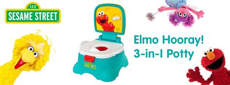 Sesame Street Elmo Hooray Potty Potty Trainer Kolcraft