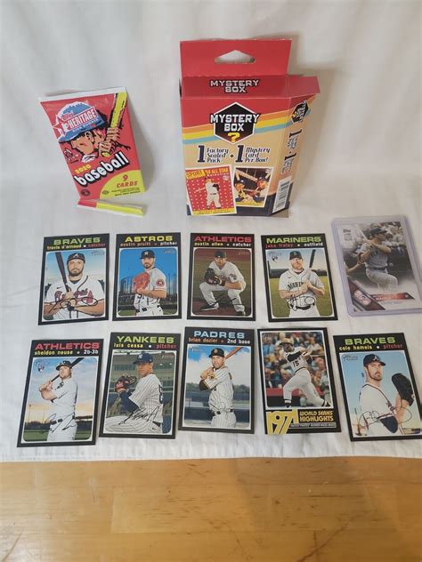 2021 MLB Baseball Mystery Hanger Box Walgreens Exclusive OPENED Mickey