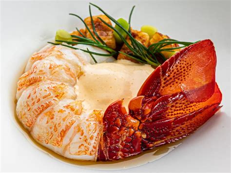 Tasmanian rock lobster with lobster gnocchi, coral butter and lobster ...
