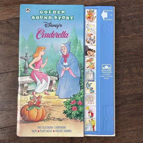 Golden Sound Story Disneys Cinderella Electronic Storybook Works Vtg