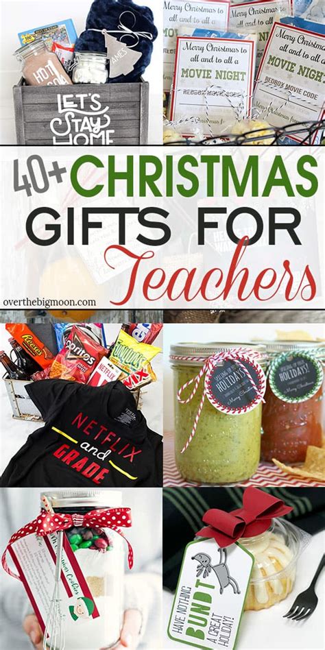 40+ Easy Christmas Gifts For Teachers - Over The Big Moon