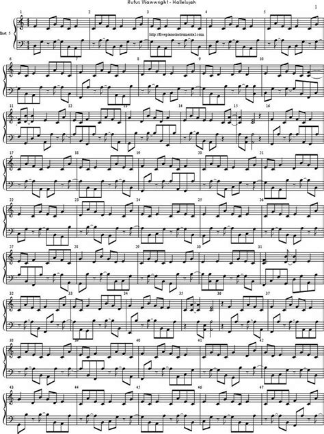 Sheet Music For The Piano With Notes