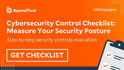 Beyondtrust Su Linkedin Cybersecurity Controls Checklist Beyondtrust