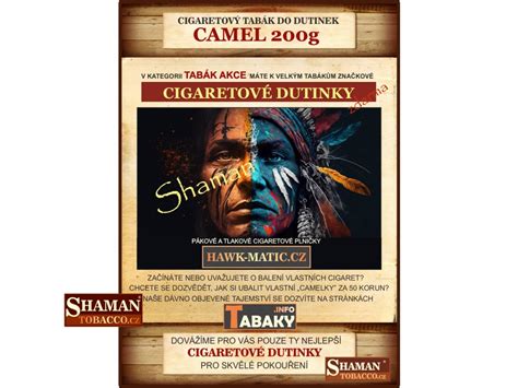 Camel 200g cigaretový tabák - SHAMANTOBACCO.cz