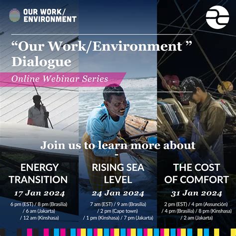 Our Work Environment Dialogues 2024 Energy Transitions And Labor