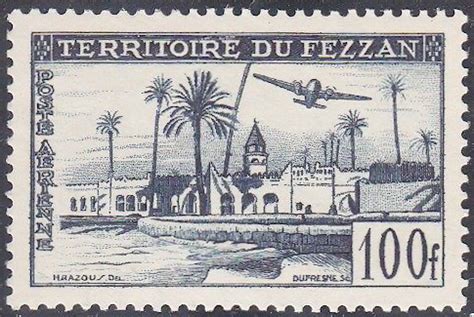 Fezzan 1951 Airmail Stamps Of The World