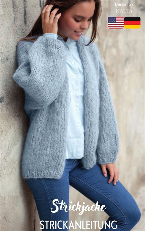 Strickanleitung Jacke Aus Ingenua Mohair Schnell Gestrickt