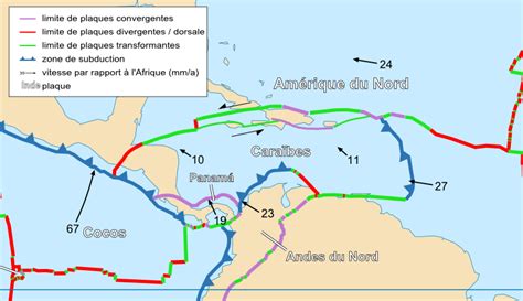 Carte Physique Des Cara Bes