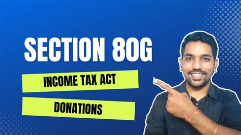 Section 80g Income Tax Deduction On Donations Fincalc Blog