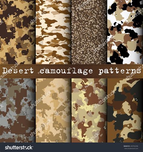 Desert Camouflage Pattern