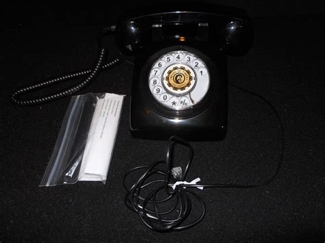 Rotary Dial Telephone Sangyn S Classic Old Style Retro Black