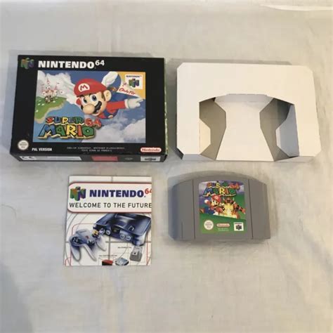 Jeu Super Mario 64 Nintendo 64 Version Pal N64 État Proche Du