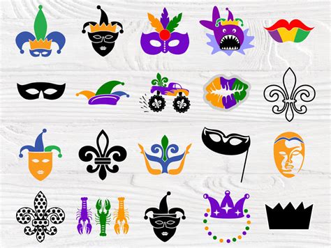 Mardi Gras Svg Bundle Carnival Svg Mask Queen Svg Mardi Gras