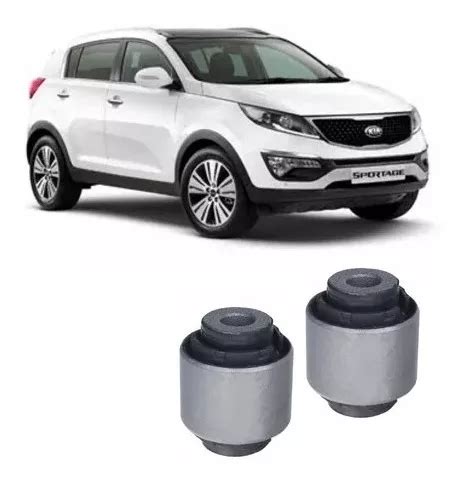 Par Bucha Braço Suspensão Traseira Hyundai Ix35 Kia Sportage Frete grátis