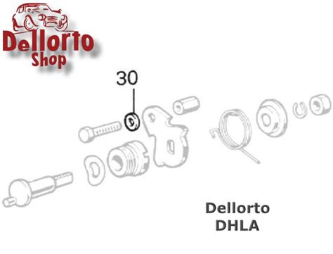 6850 Choke Cable Washer For Dellorto DHLA Carburetor