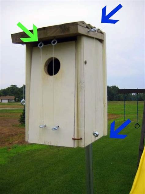 Keeping House Sparrows out of Bluebird Boxes. I will have to try this