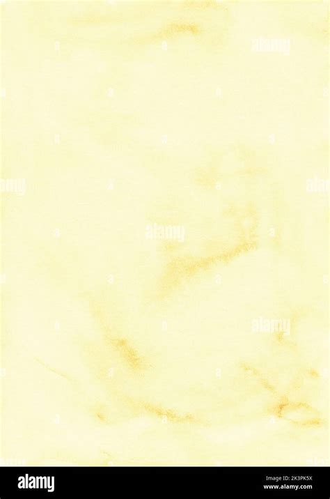 Watercolor Light Yellow Background Texture Hand Painted Lemon Color