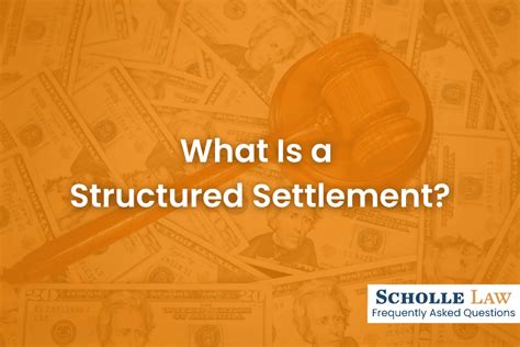 What Is A Structured Settlement Scholle Law Personal Injury Lawyers