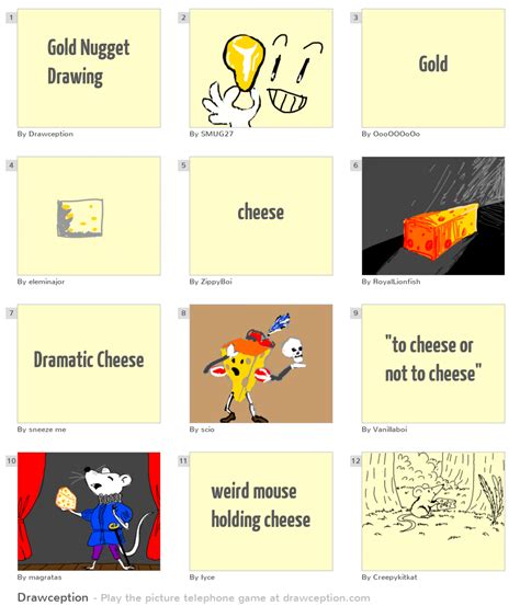 Gold Nugget Drawing - Drawception