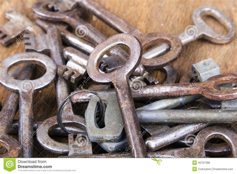 Rusty Keys Stock Photo Image Of Rusted Pile Concept 45727398