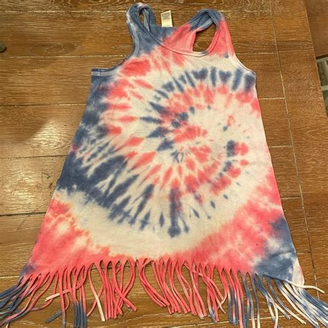 Dresses Red White And Blue Fringe Dress Poshmark