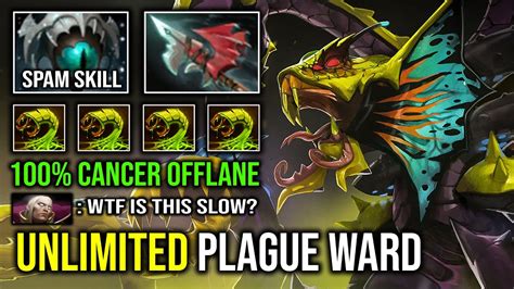 Cancer Offlane Hero Unlimited Poison Gale With Plague Ward Spam