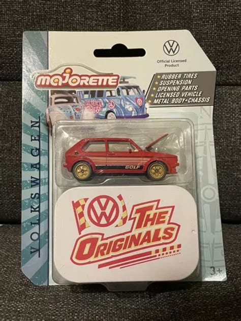 MINIATURE MAJORETTE VOLLSWAGEN Golf Mk1 VW The Originals Deluxe Edition