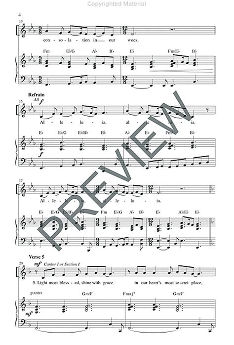 Pentecost Sequence And Gospel Acclamation By Rob Glover Unison Choir Sheet Music Sheet