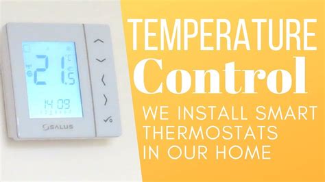 Salus Digital Thermostats Controlling Our Air Source Central Heating