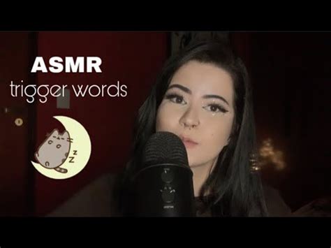 Asmr Trigger Words Mouth Sounds The Asmr Index