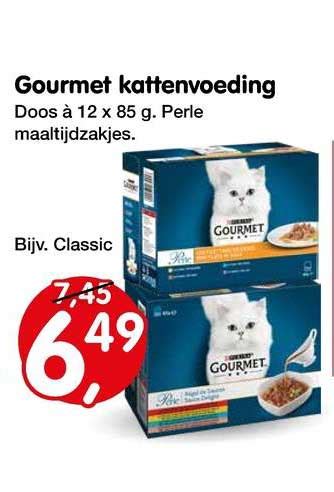 Purina Gourmet Kattenvoeding Aanbieding Bij Jumper Folders Nl