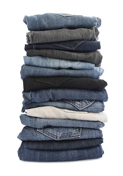 Best Stack Of Jeans Stock Photos Pictures And Royalty Free Images Istock