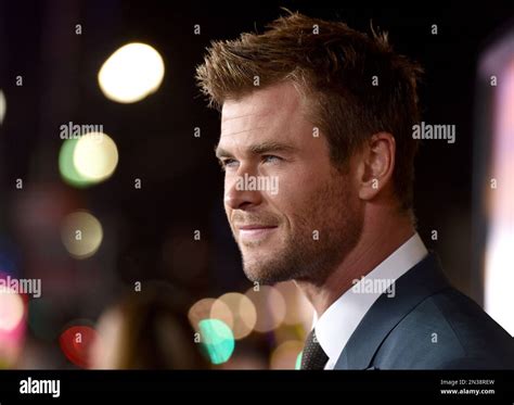 Chris Hemsworth Arrives At The World Premiere Of Blackhat At The TCL